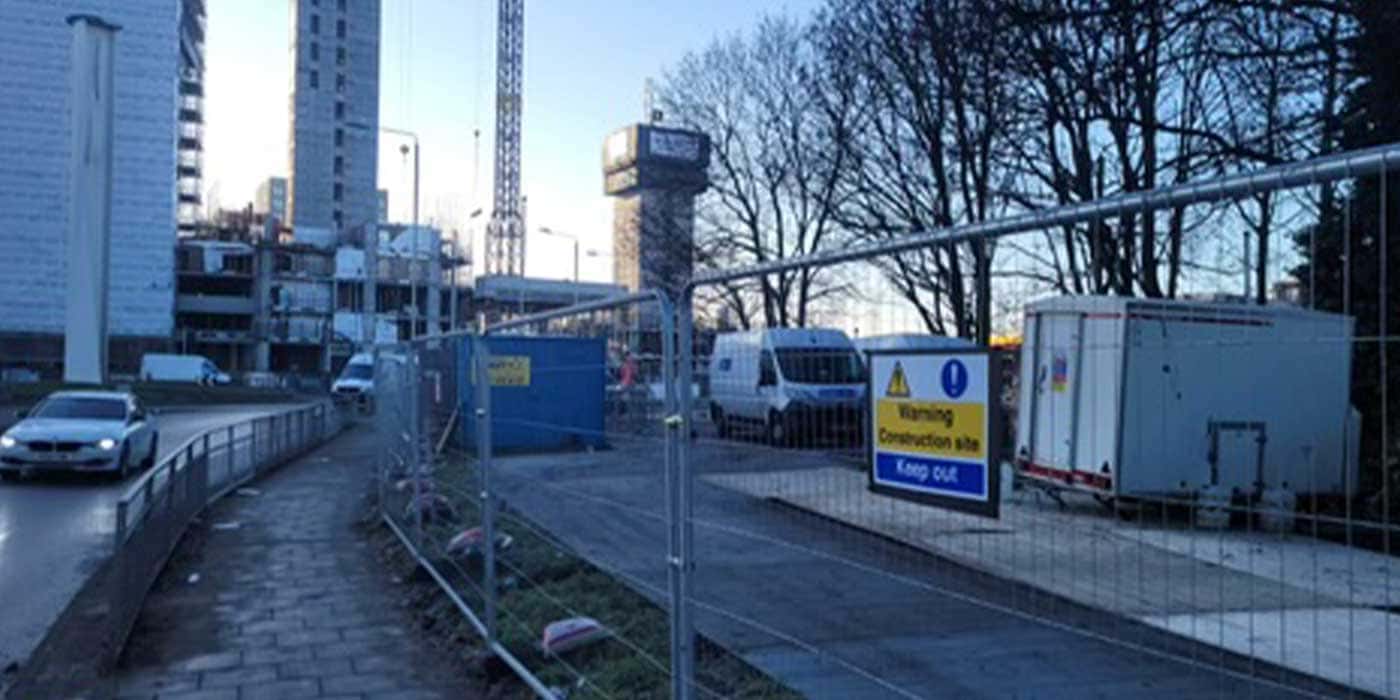 Spectra operatives working on a live enabling works site